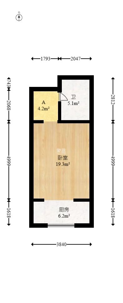 东塘瑞府  1室1厅1卫   29.00万