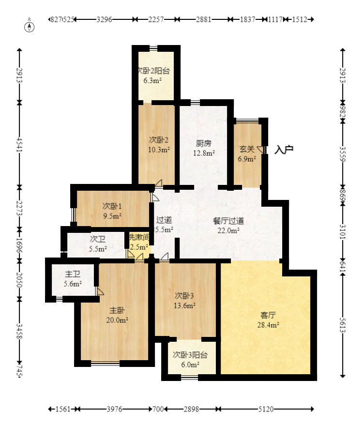 西山汇景一、二期  4室2厅1卫   252.00万