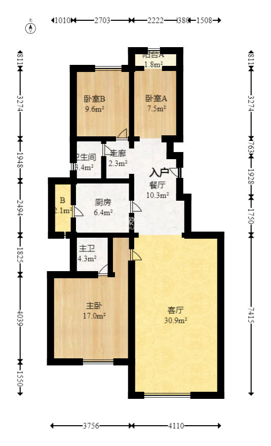 綠地公館（綠地名?。? 2室2廳1衛(wèi)    138.0萬
