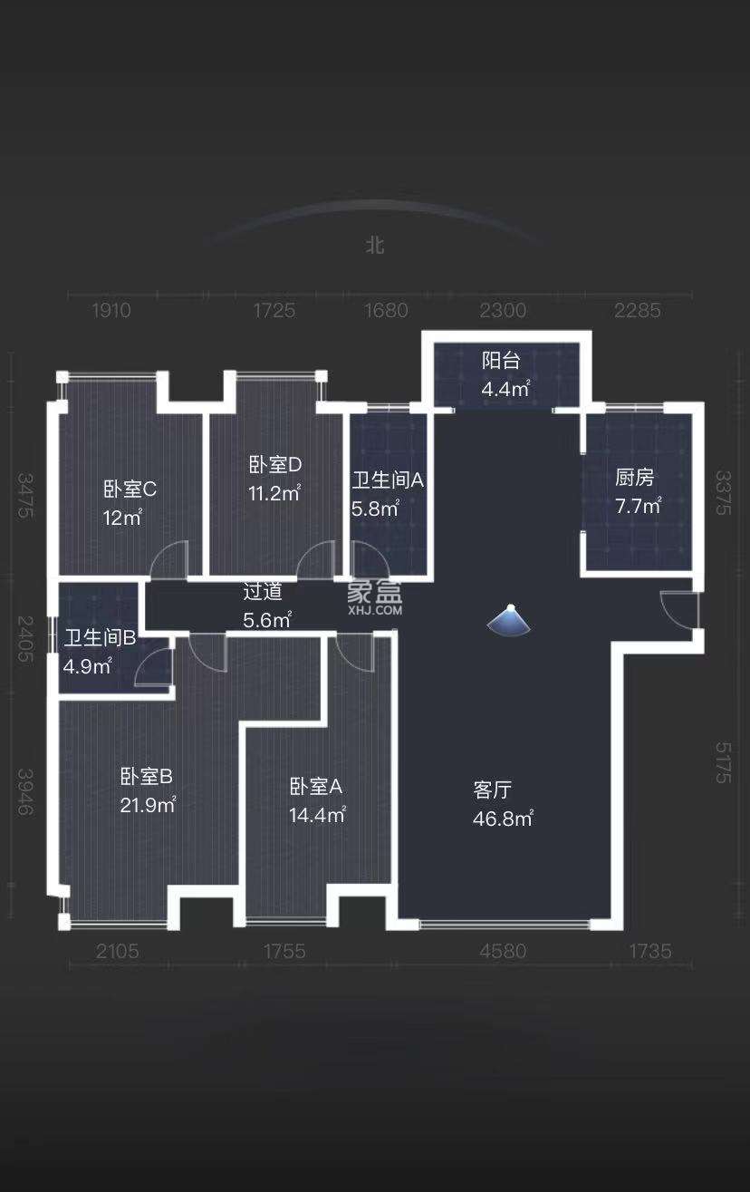 金水湾  4室2厅2卫   103.00万
