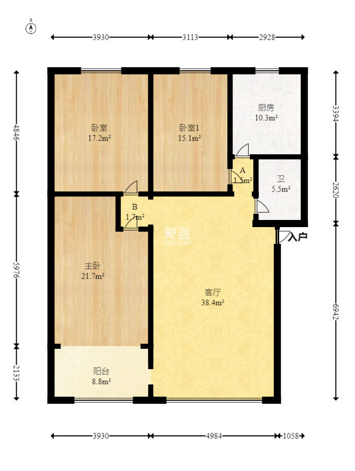 人民新村  3室2厅1卫    70.0万