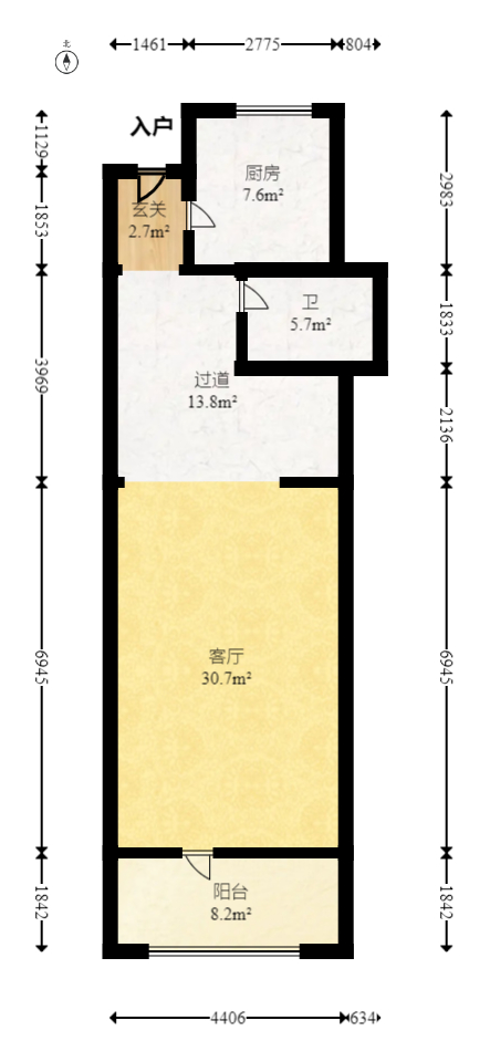 盈峰翠邸  5室2厅3卫   105.50万室内图1