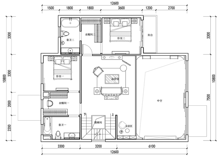雅士林欣城  5室2厅5卫   248.00万户型图