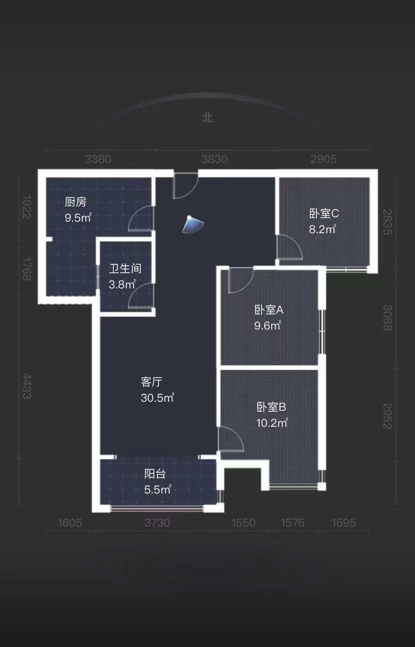 金水湾  3室2厅1卫   48.00万