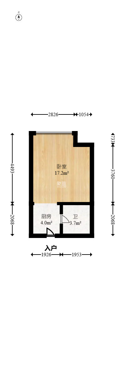 天健芙蓉盛世一期  1室1厅1卫   25.00万