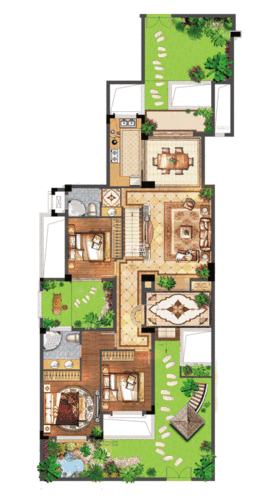 壹品熙园  4室2厅2卫   118.00万