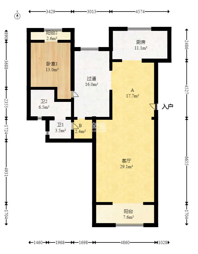 书香名邸  5室2厅2卫   183.00万