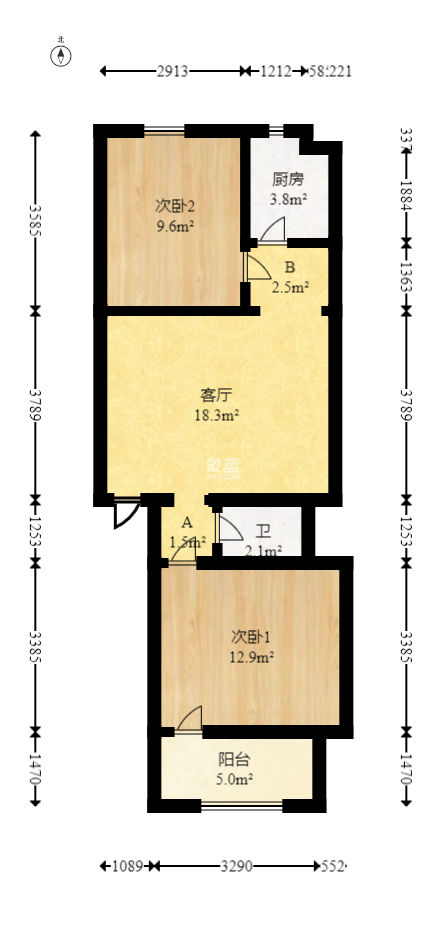 成达花园  2室1厅1卫   31.00万