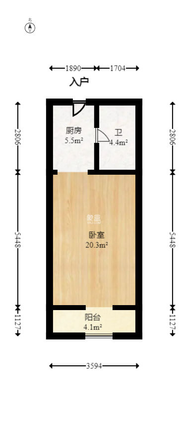 保利麓谷林语I区  1室1厅1卫   38.00万