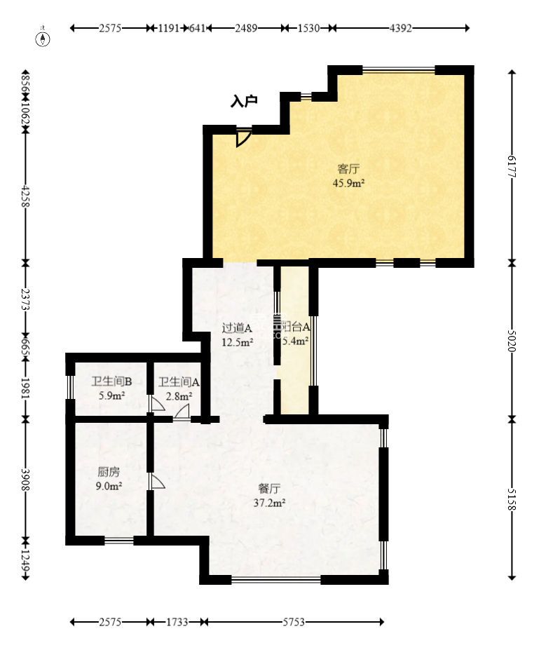 美洲故事  5室3厅2卫   1500.00万