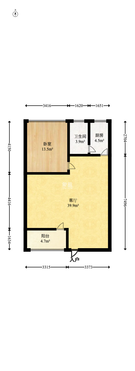 湖动社区新河市场（新河家具城）  3室2厅2卫   100.00万