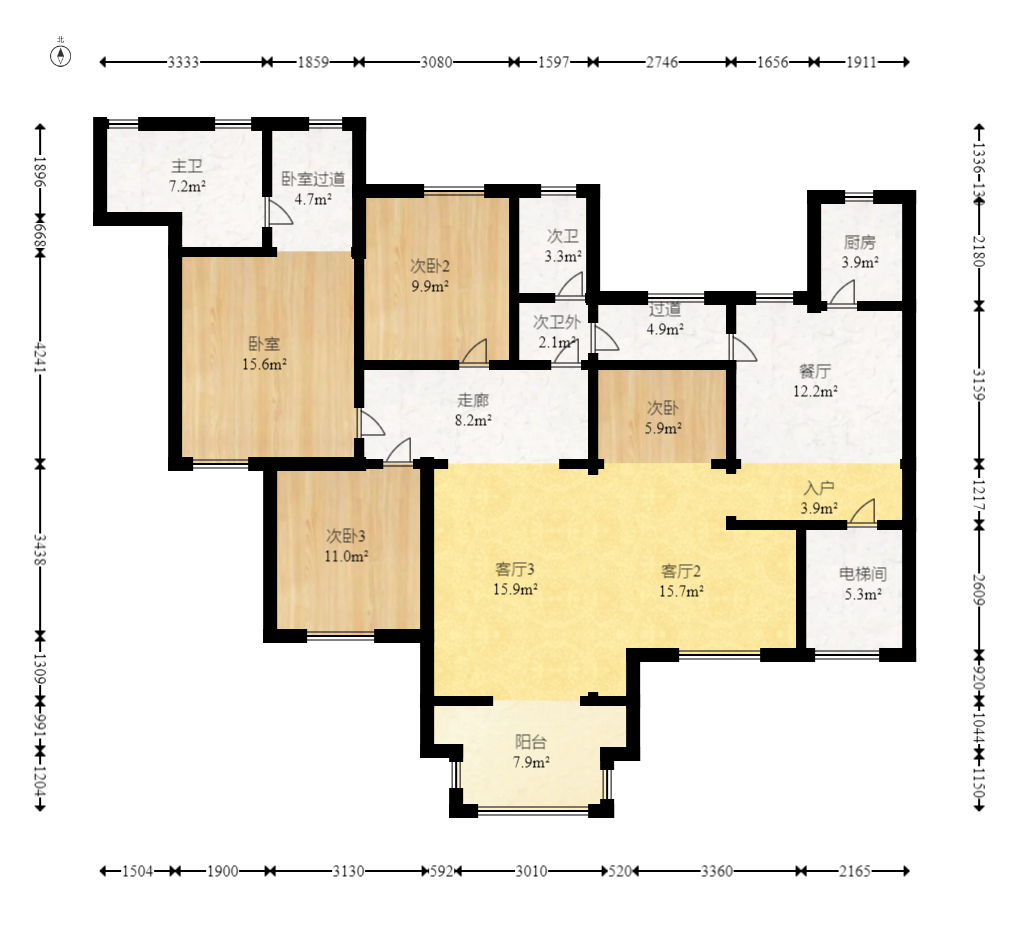 观澜湖君庭别墅区  6室4厅5卫    650.0万 观澜湖君庭别墅区  6室4厅5卫    650.0万户型图
