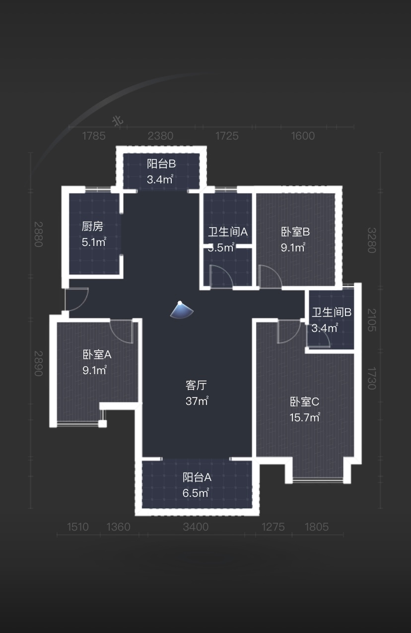 提香蓝岸 3室2厅2卫 53.5万 提香蓝岸 3室2厅2卫 53.5万室内图