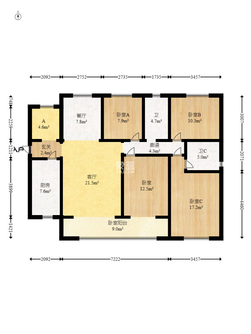 兰亭湾畔  4室2厅2卫   179.90万