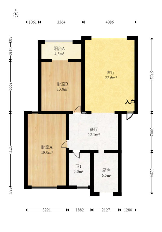 中南家园  3室3厅1卫   78.00万