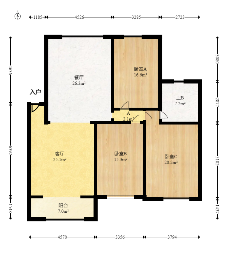 御景龙城  0室0厅0卫   66.00万室内图1