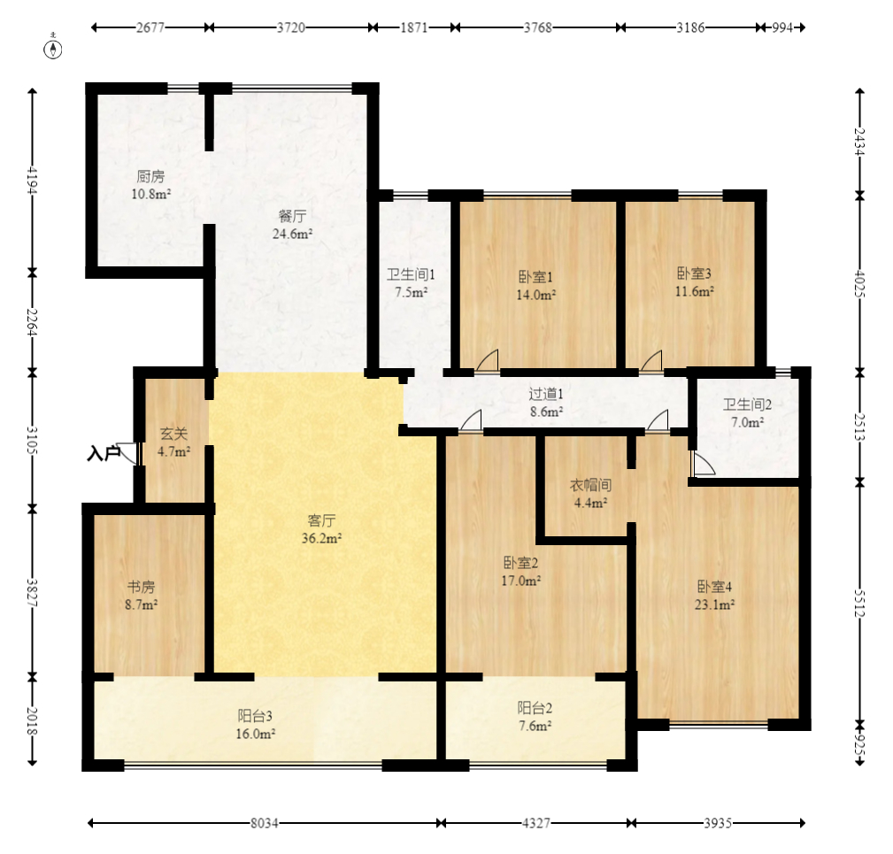 金湘苑(星澜之悦) 5室2厅2卫 165.0万 金湘苑(星澜之悦) 5室2厅2卫 165.0万户型图