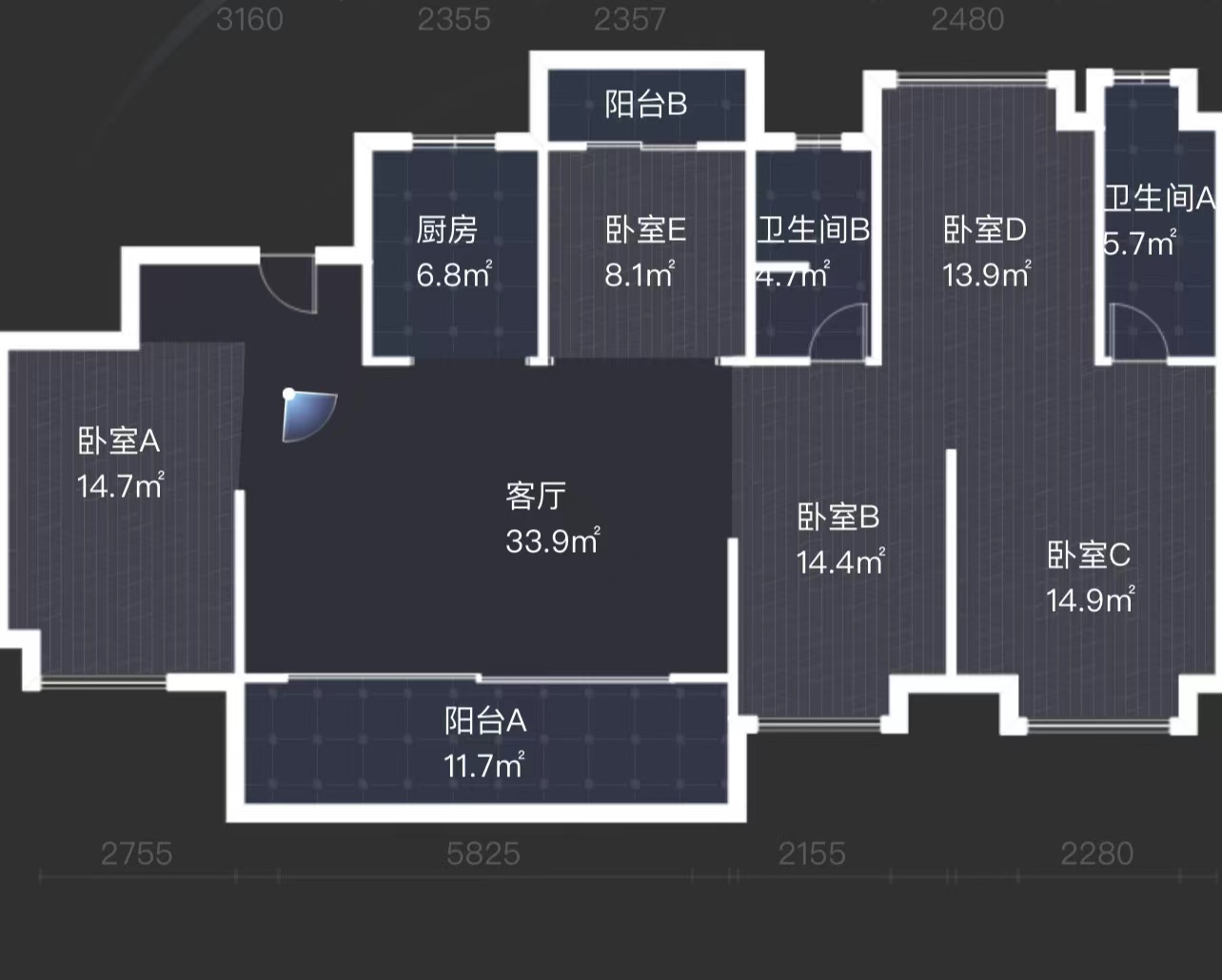 建发央著  4室2厅2卫   190.00万