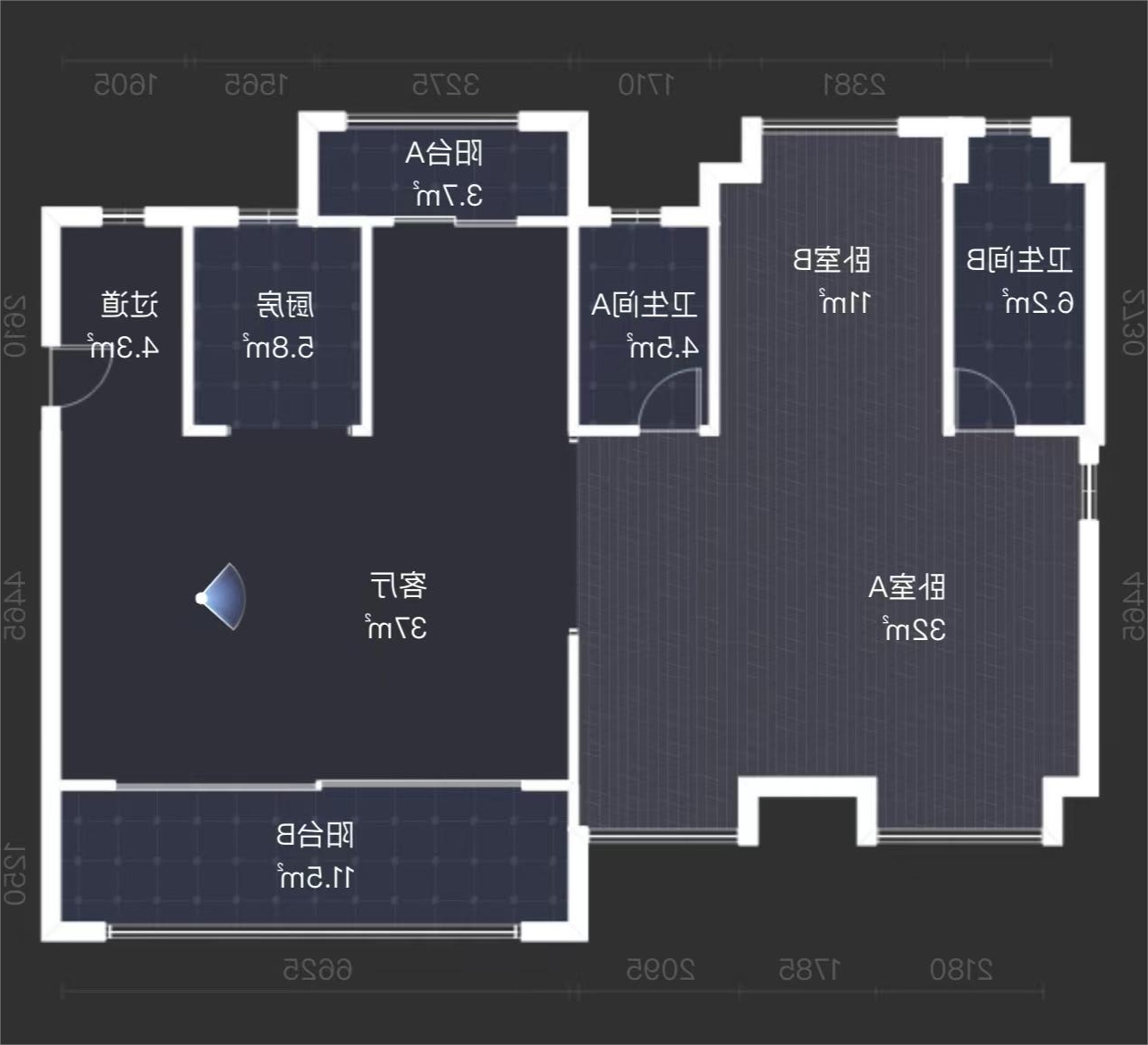 建发央著 4室2厅2卫 112.0万 建发央著 4室2厅2卫 112.0万室内图