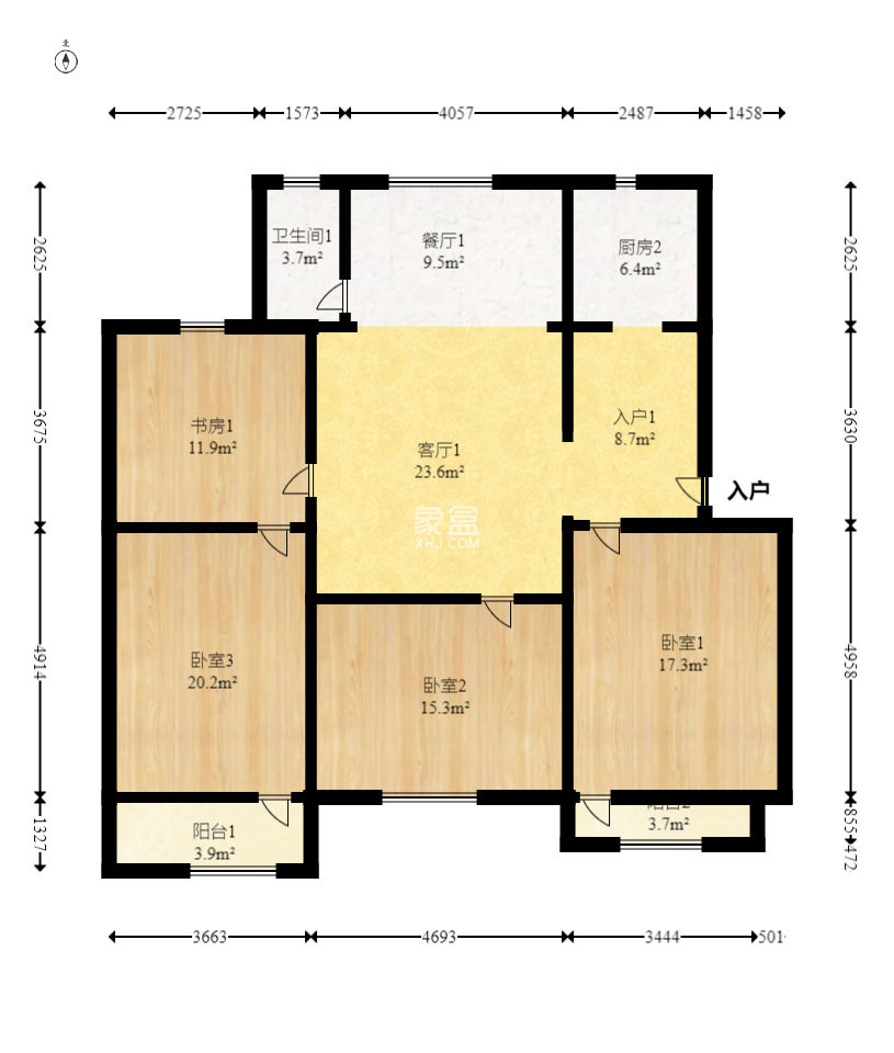 農機宿舍(省農機局大院宿舍) 4室2廳1衛 87.00萬