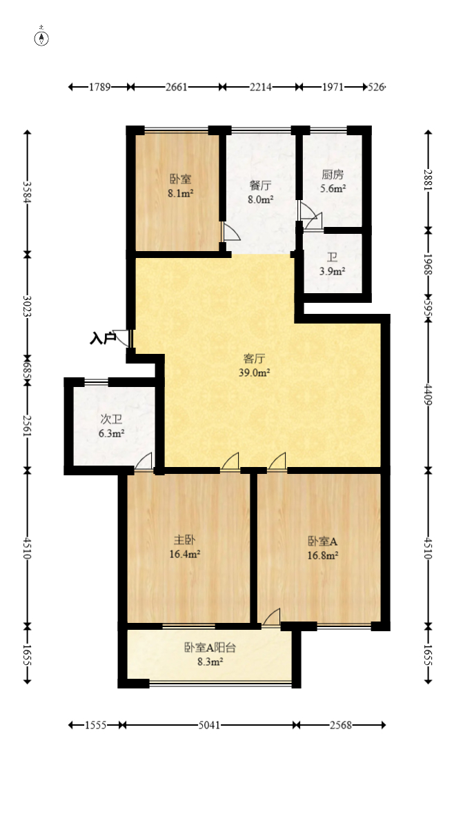 中南汽车世界  3室2厅2卫    40.0万 中南汽车世界  3室2厅2卫    40.0万户型图