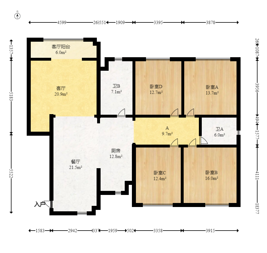 芙蓉别墅山庄(嘉湘华庭)  4室2厅2卫    165.0万 芙蓉别墅山庄(嘉湘华庭)  4室2厅2卫    165.0万户型图