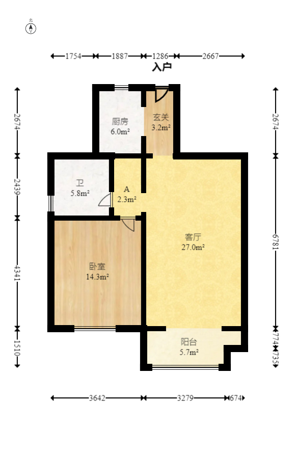 澳海澜庭  4室2厅3卫   78.00万室内图1