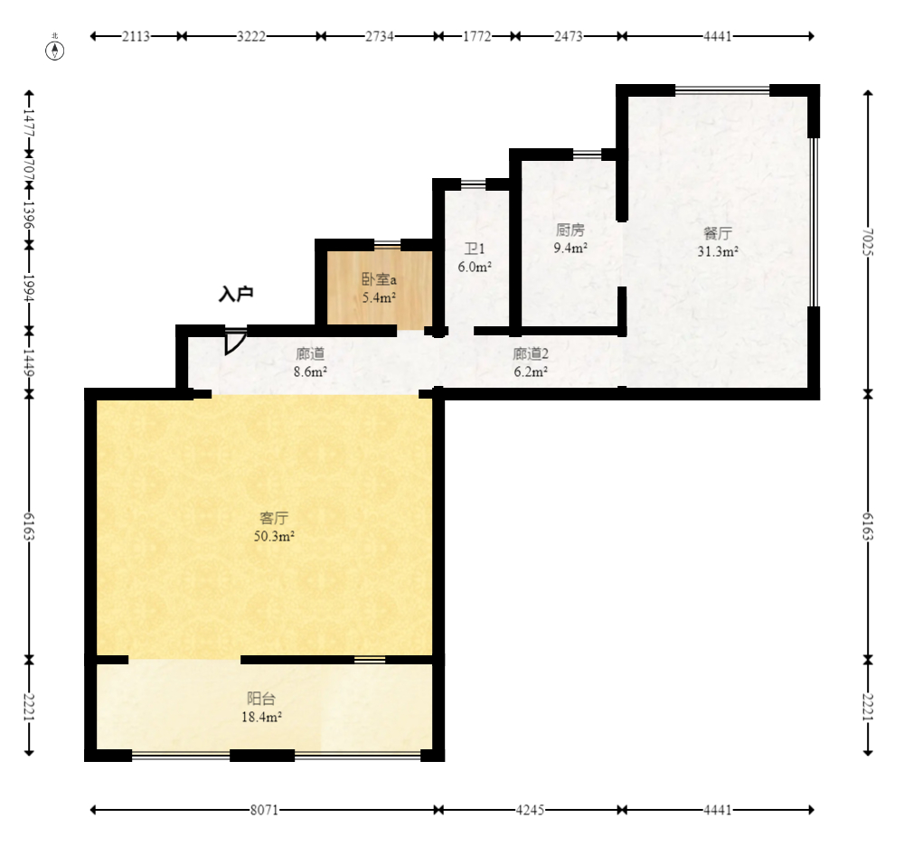 建发央著  4室2厅2卫   300.00万室内图1
