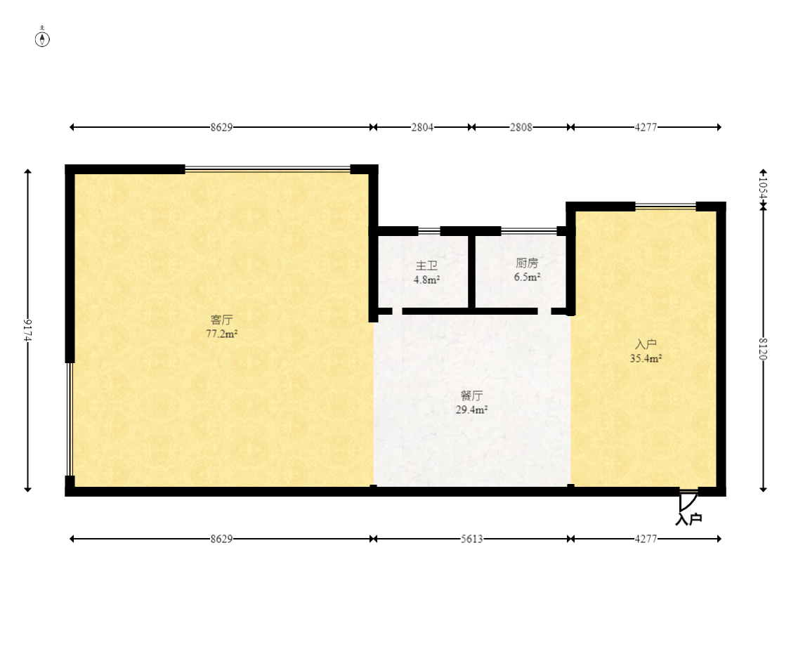 和悦城(蟠龙景苑) 1室1厅1卫 95.00万 和悦城(蟠龙景苑) 1室1厅1卫 95.00万户型图
