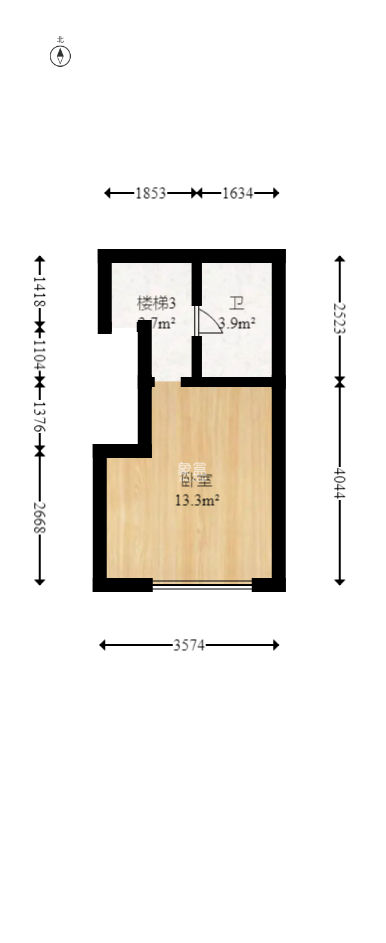 联美品格  1室1厅1卫   36.80万
