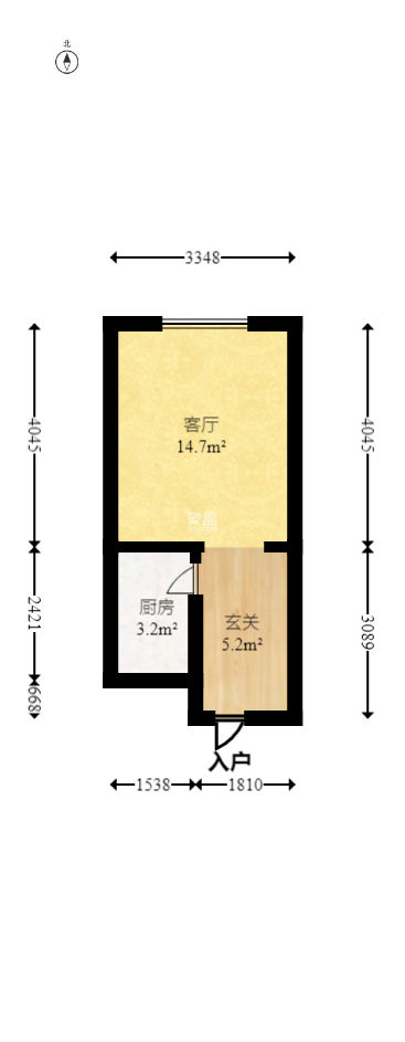 碧桂园印象  1室1厅1卫   26.00万