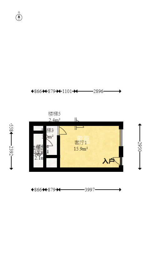 上碧湘街散盤  2室1廳1衛(wèi)   68.00萬