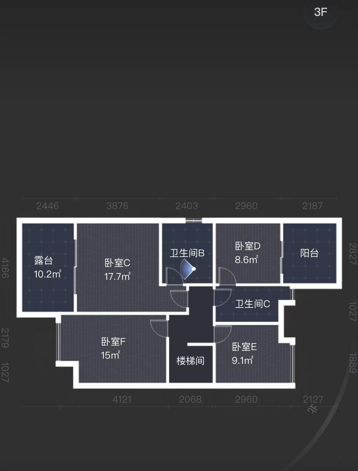 碧桂园江山一品  4室2厅3卫   135.00万室内图