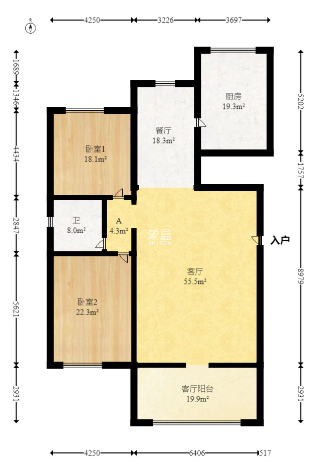 天一康園(湖南電力科技園) 5室2廳3衛 411.80萬