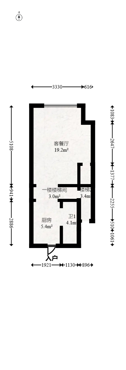 正荣梅溪紫阙台 2室2厅1卫 47.0万 正荣梅溪紫阙台 2室2厅1卫 47.0万户型图
