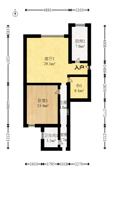 广济苑公寓  3室2厅2卫   120.00万
