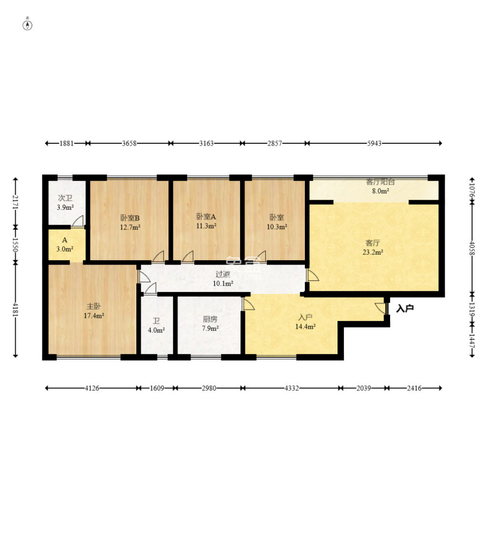 蝴蝶谷  4室2厅2卫    87.8万 蝴蝶谷  4室2厅2卫    87.8万