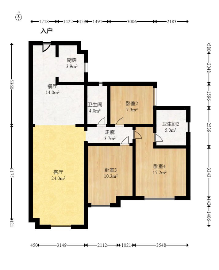 雅居乐新地  3室2厅2卫    85.0万 雅居乐新地  3室2厅2卫    85.0万户型图
