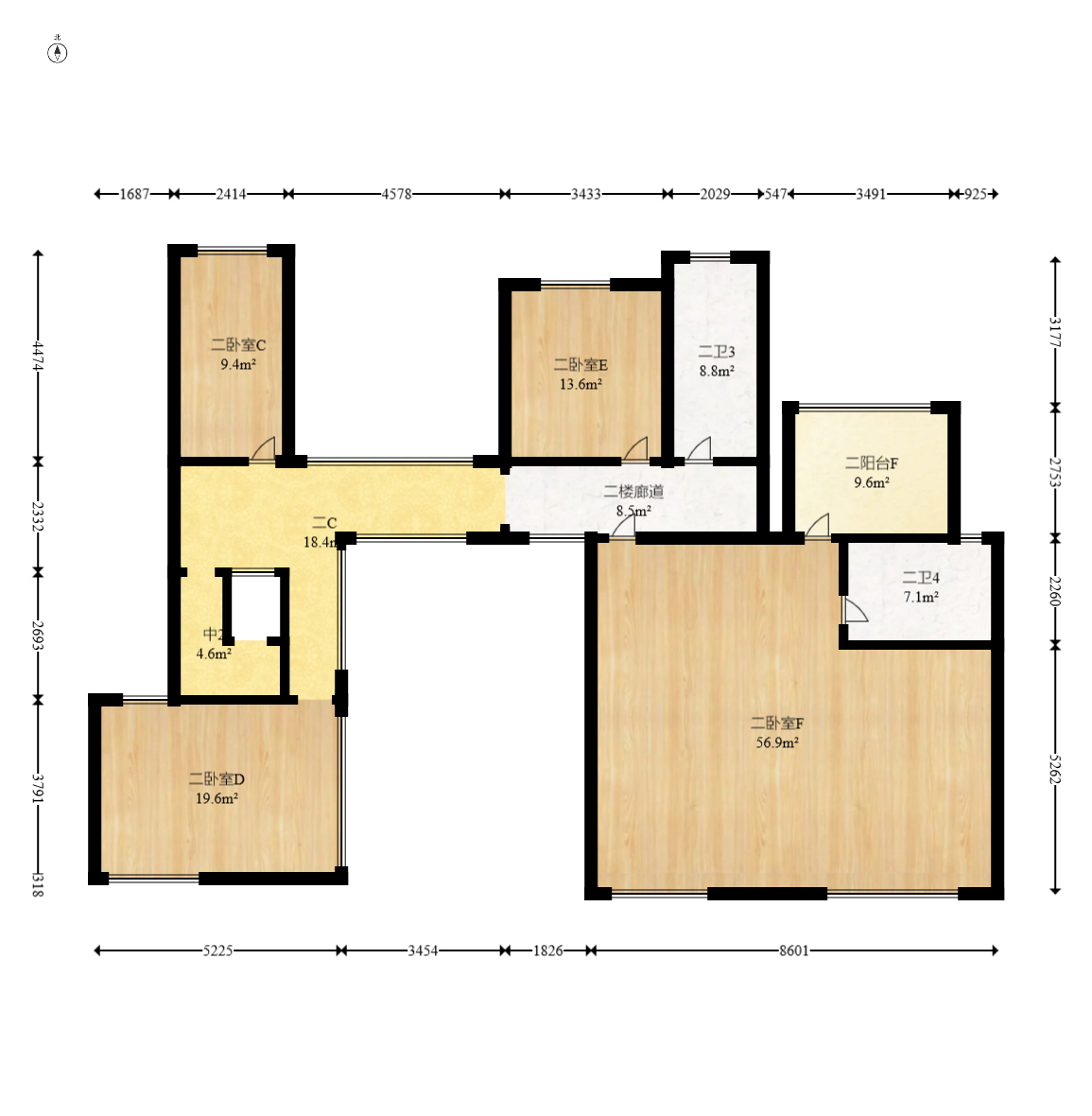 江山帝景雅墅(普罗旺斯) 8室3厅4卫 440.0万 江山帝景雅墅(普罗旺斯) 8室3厅4卫 440.0万户型图
