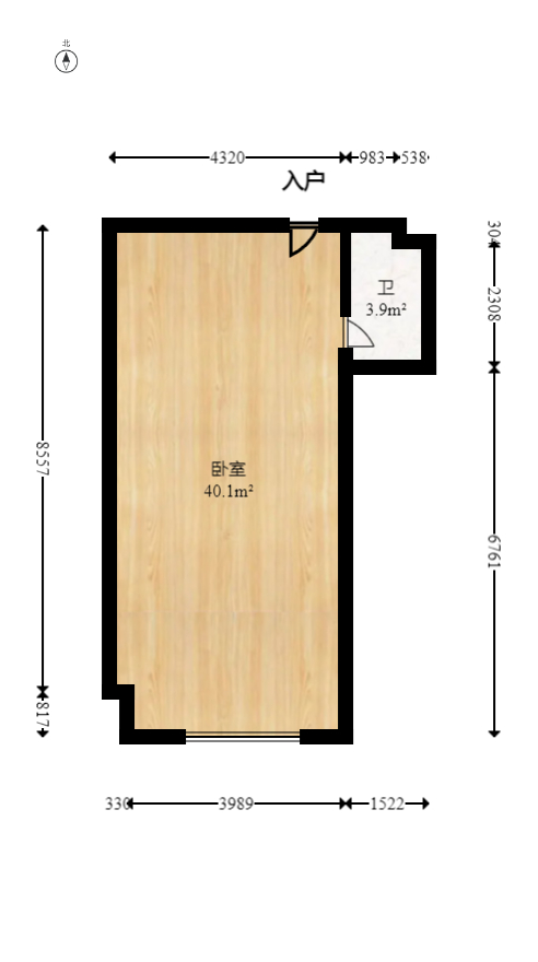 才子嘉都 2室1厅1卫 33.0万 才子嘉都 2室1厅1卫 33.0万户型图