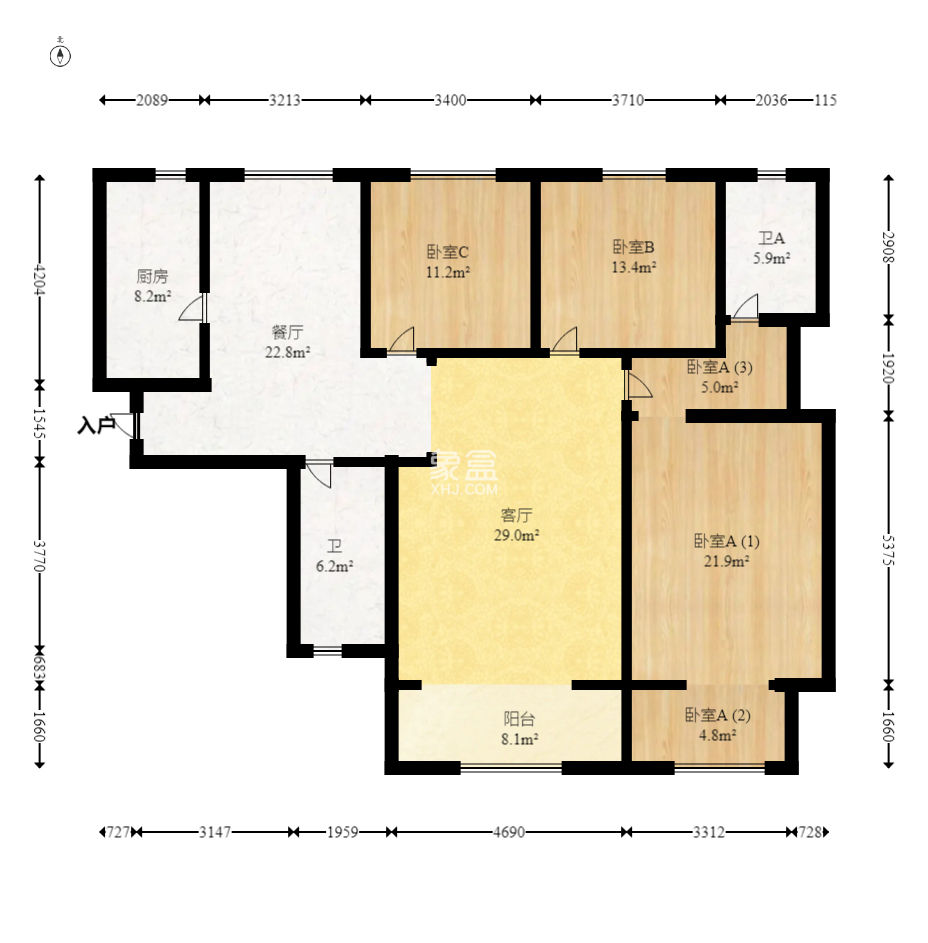 麓景裕園  3室2廳2衛(wèi)   93.00萬