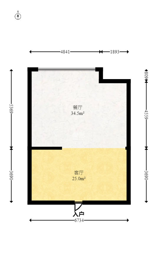 京武浪琴山三期（京武中心）  2室1厅1卫   85.80万