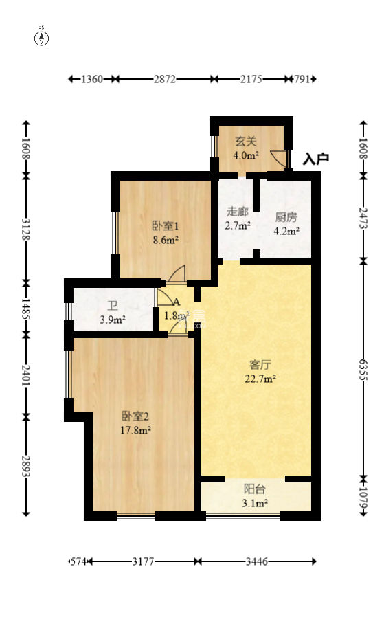 上海城小区  3室2厅1卫   81.50万