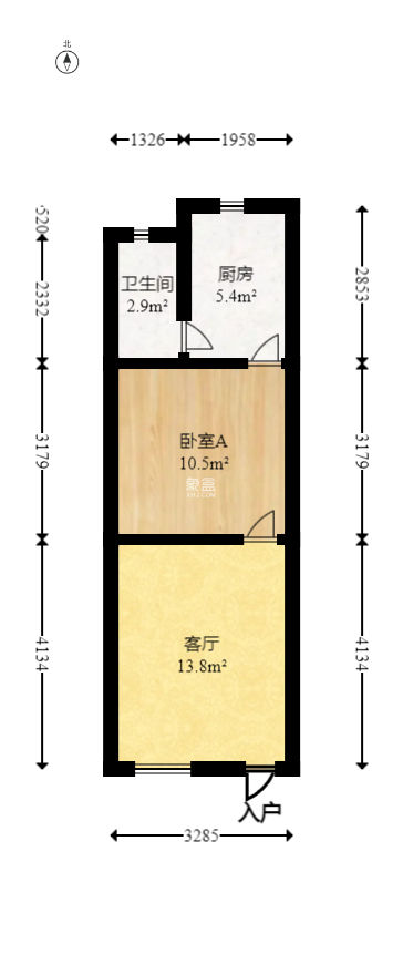 紅龍廟小區(qū)  2室1廳1衛(wèi)   37.80萬(wàn)