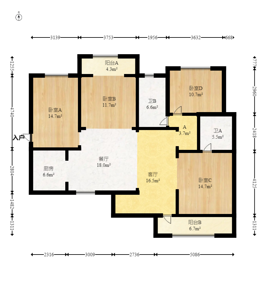 丽发新城  4室2厅2卫    89.9万 丽发新城  4室2厅2卫    89.9万户型图