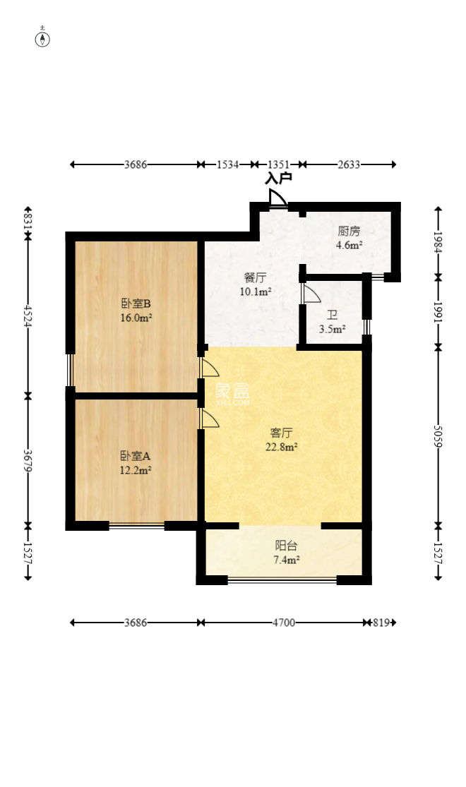 麓谷E家人  2室2廳1衛(wèi)   72.00萬(wàn)