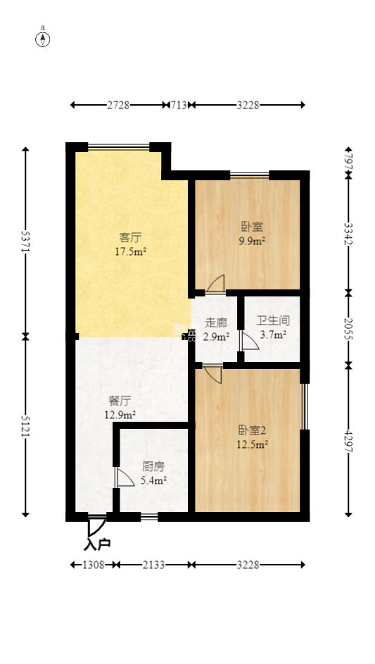 光明城市（星辰青年城）  2室2厅1卫    45.0万