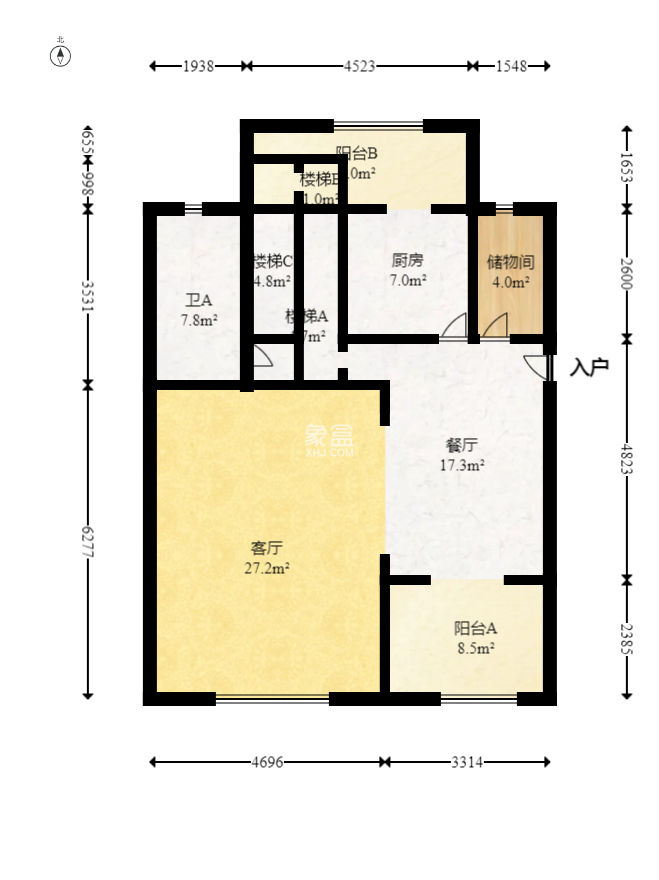 圣爵菲斯  4室2厅2卫   191.50万