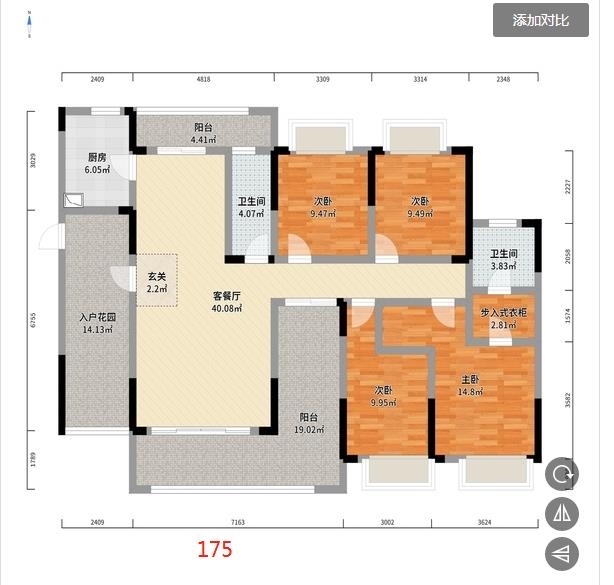 城市公园  5室2厅2卫    78.0万