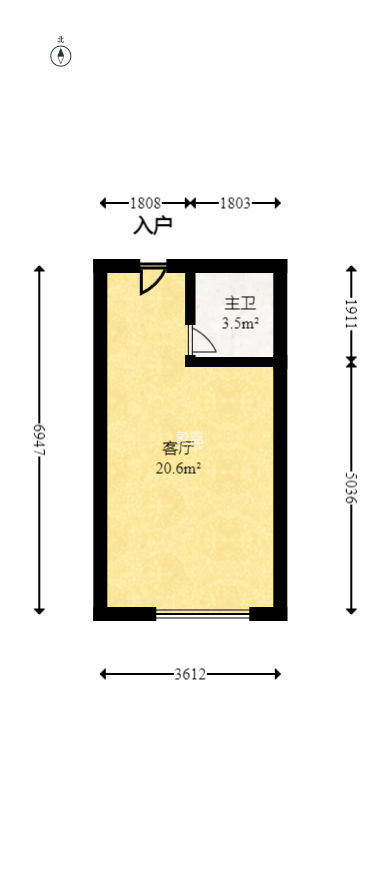 碧桂园翘楚棠  1室0厅0卫   19.80万